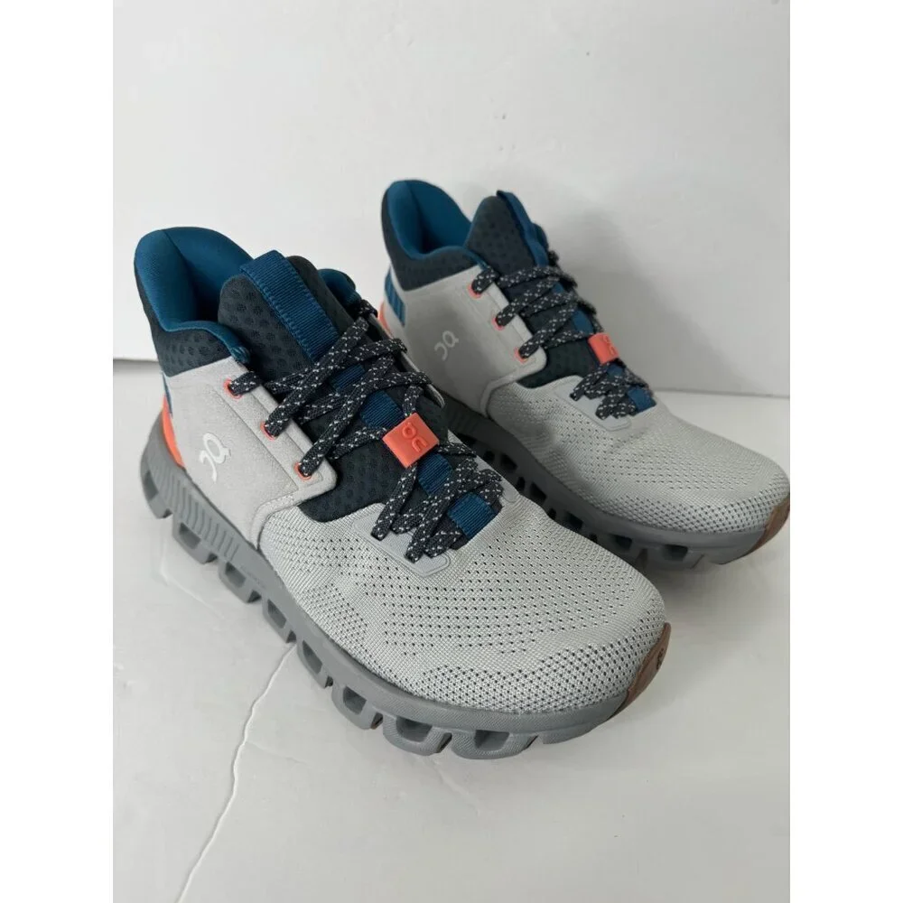 Womens ON Cloud Hi Edge Mid Top Sneakers in Glacier Shadow EU 38.5 US 7.5 UK 5.5